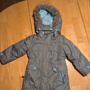 OshKosh Grey & Blue Winter Coat - 2T